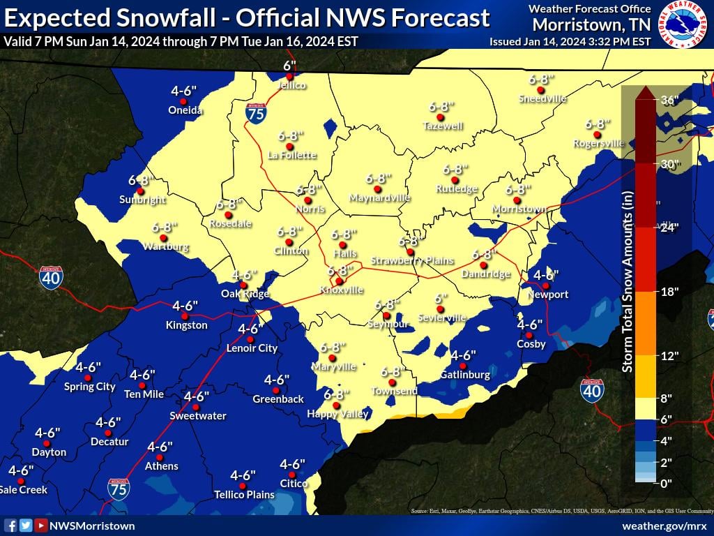 nws pigeon forge