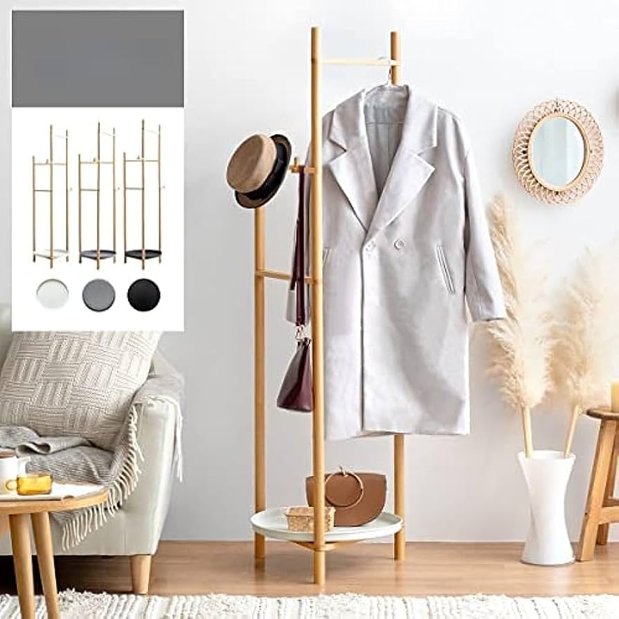 space saving coat rack