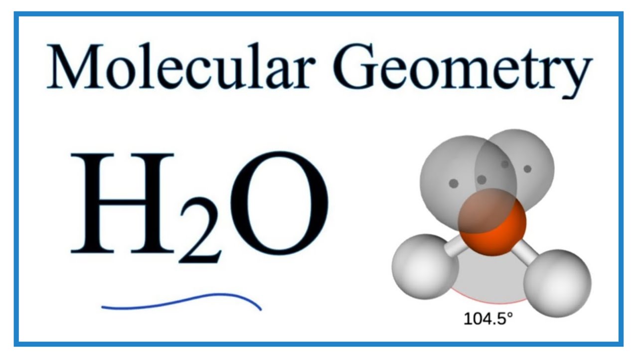 molecular geometry h2o