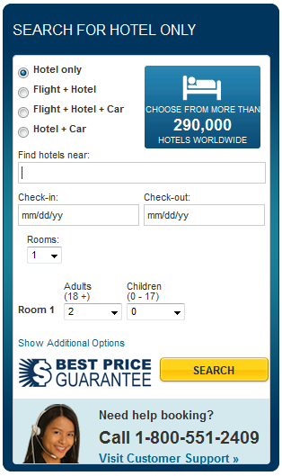 expedia flight and hotel