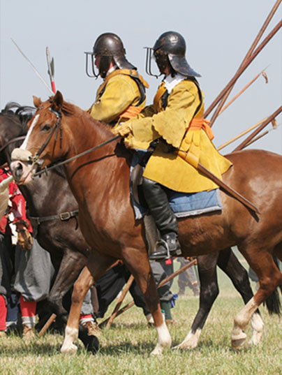 light cavalry soldier crossword clue