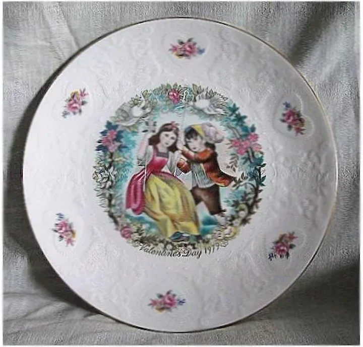 royal doulton valentines day plates