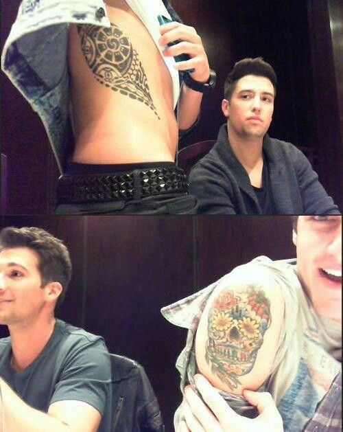 big time rush tattoos