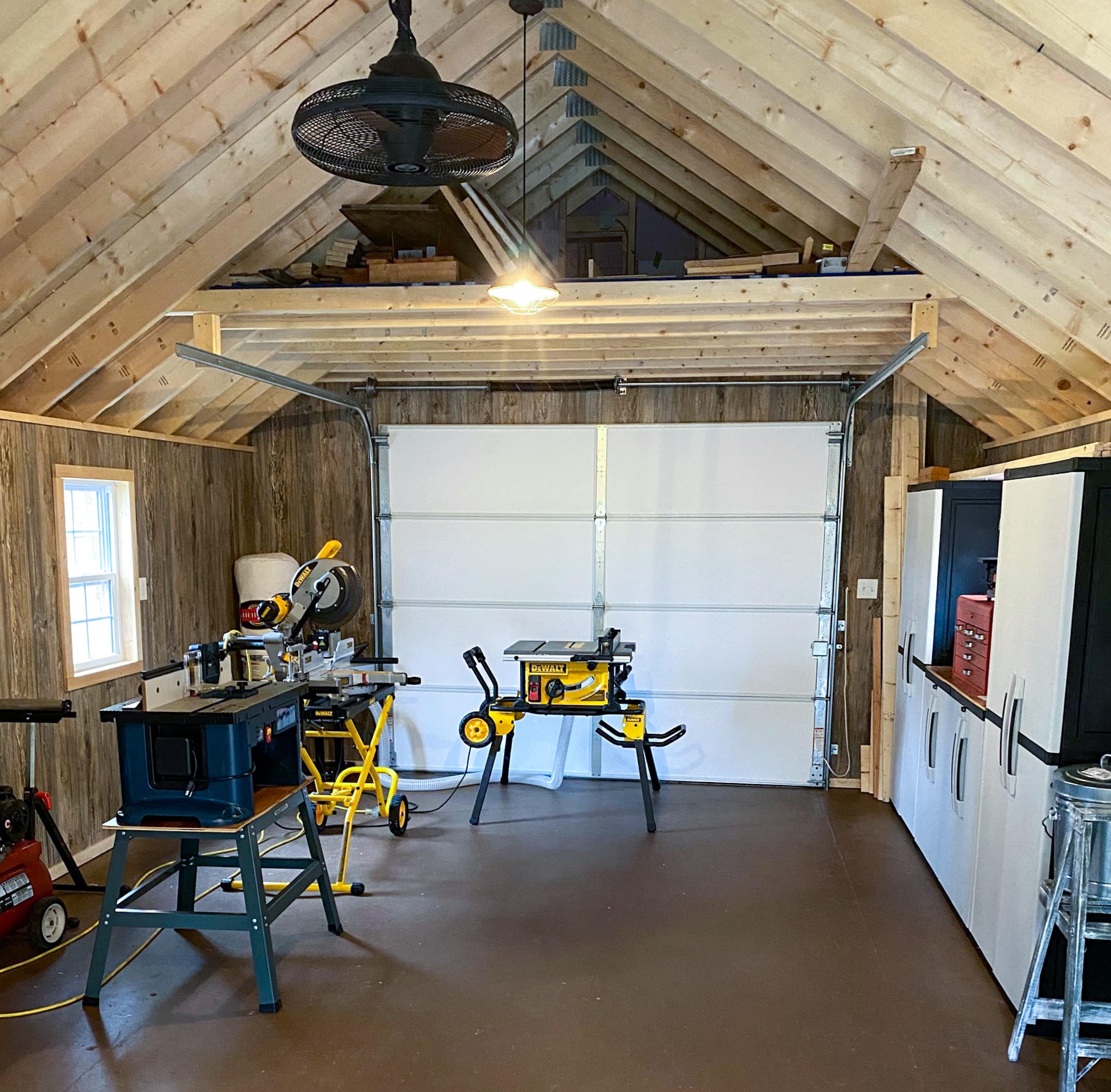 shed ideas interior