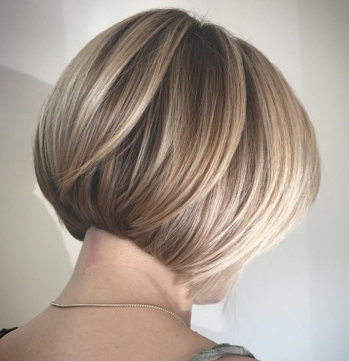 short bob at back