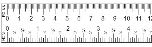 online ruler inches