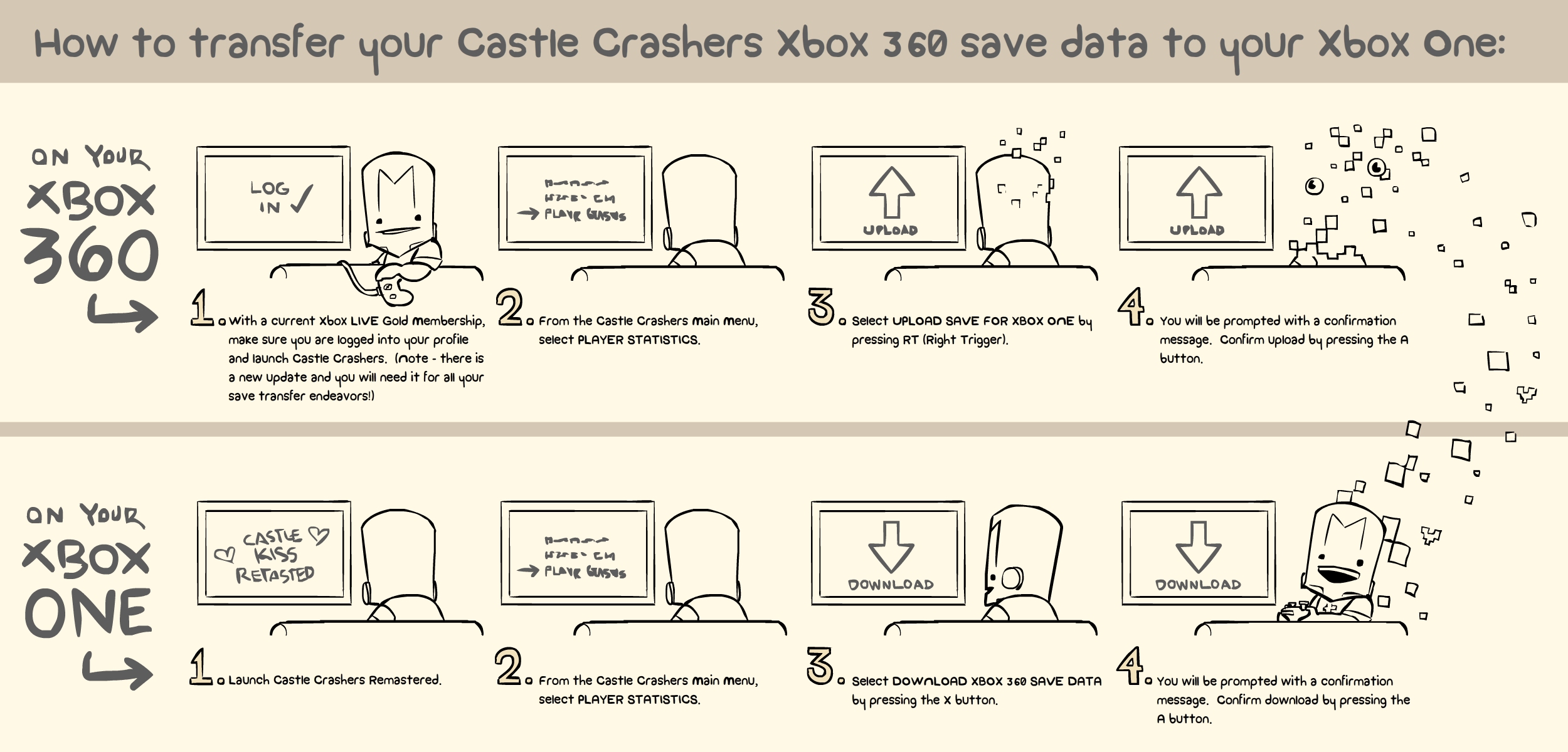 castle crashers save