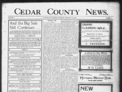 cedar county news