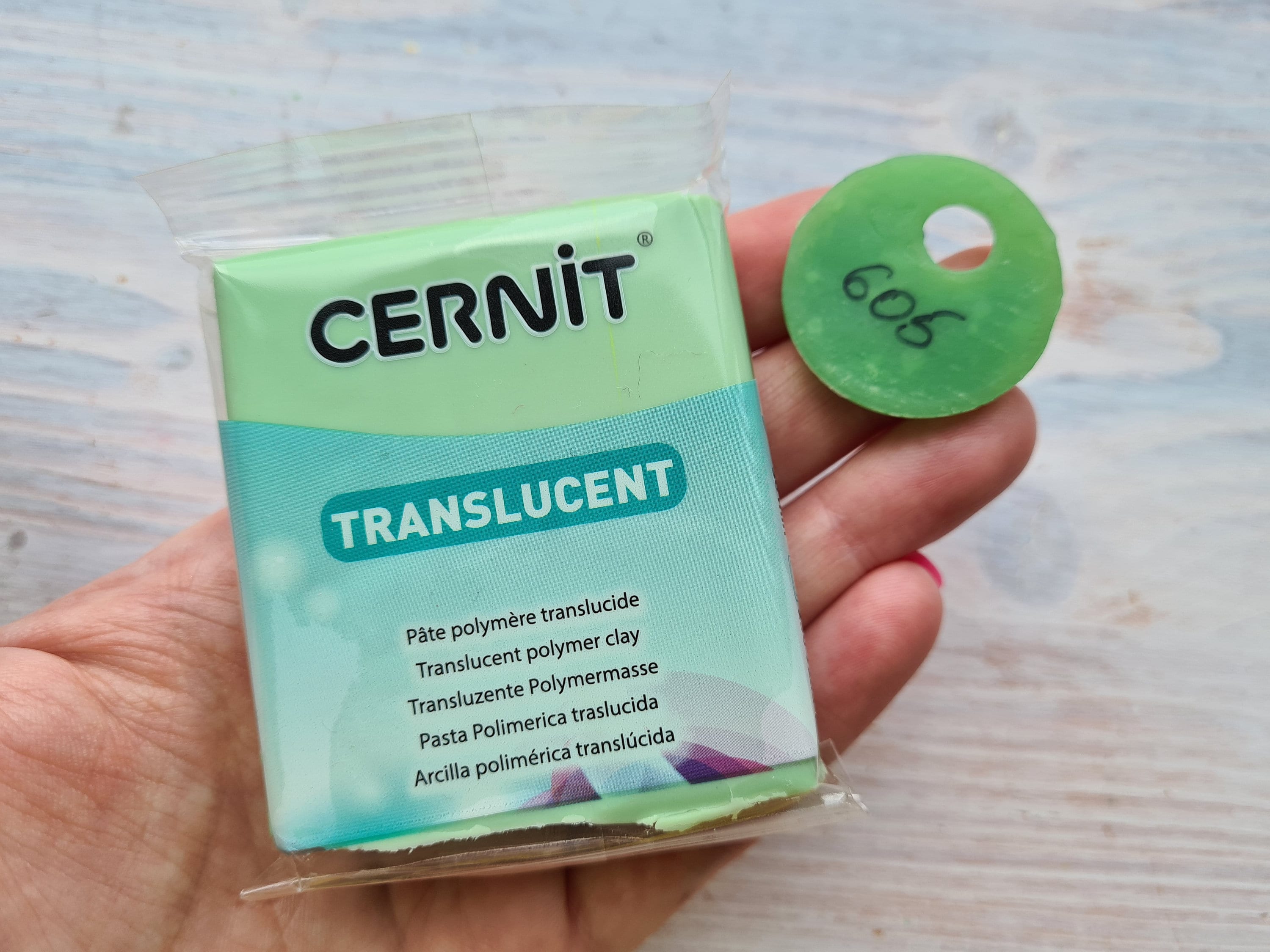 cernit translucent polymer clay