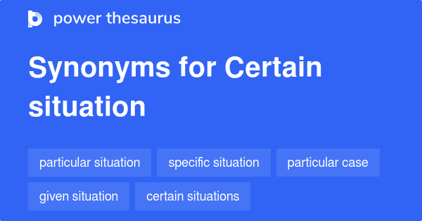 certain thesaurus