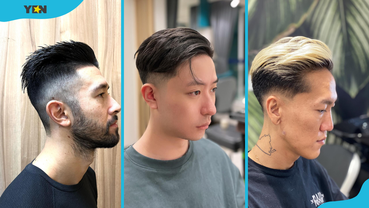 asian men haircut