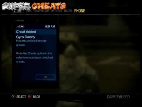 cheats to saints row 2