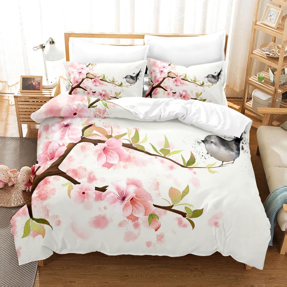 cherry blossom quilt cover