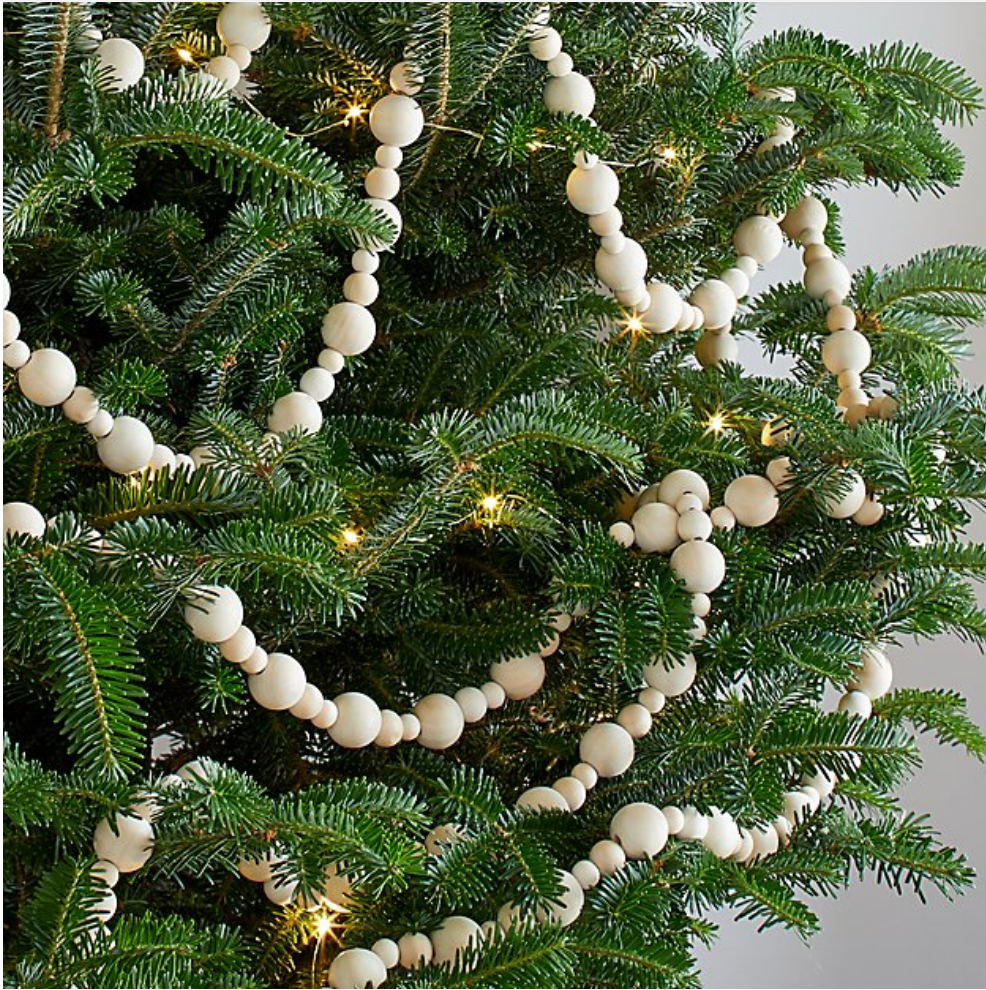 christmas tree bead garland