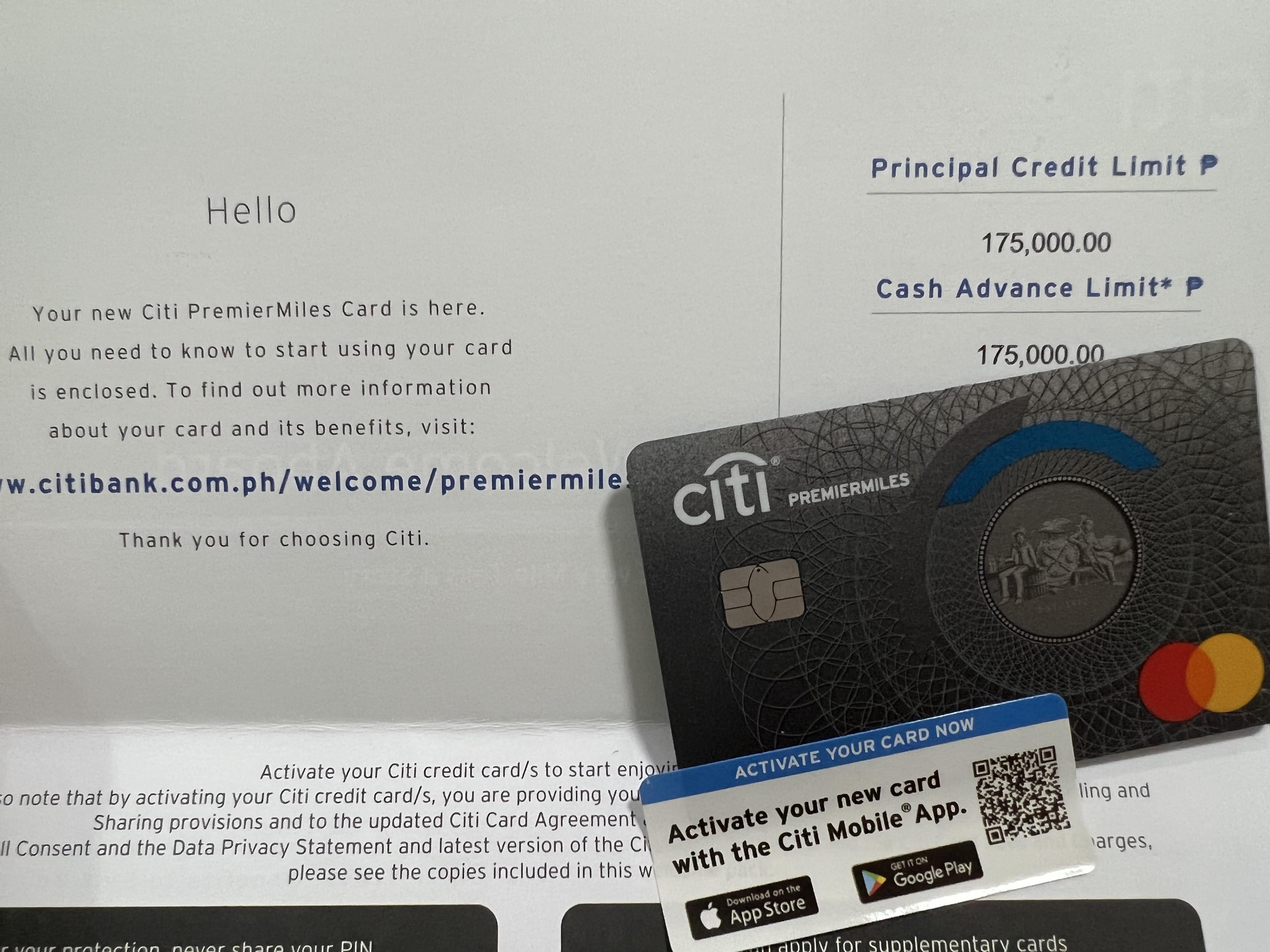 citibank activate supplementary card