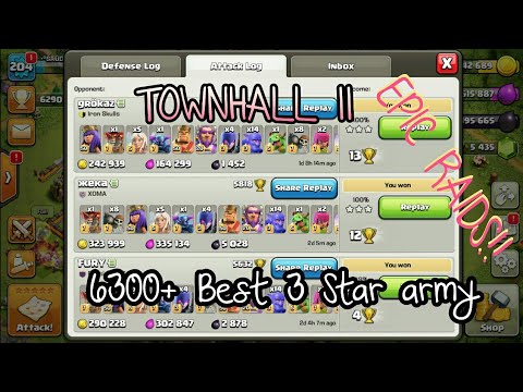 clash of clans town hall 11 army