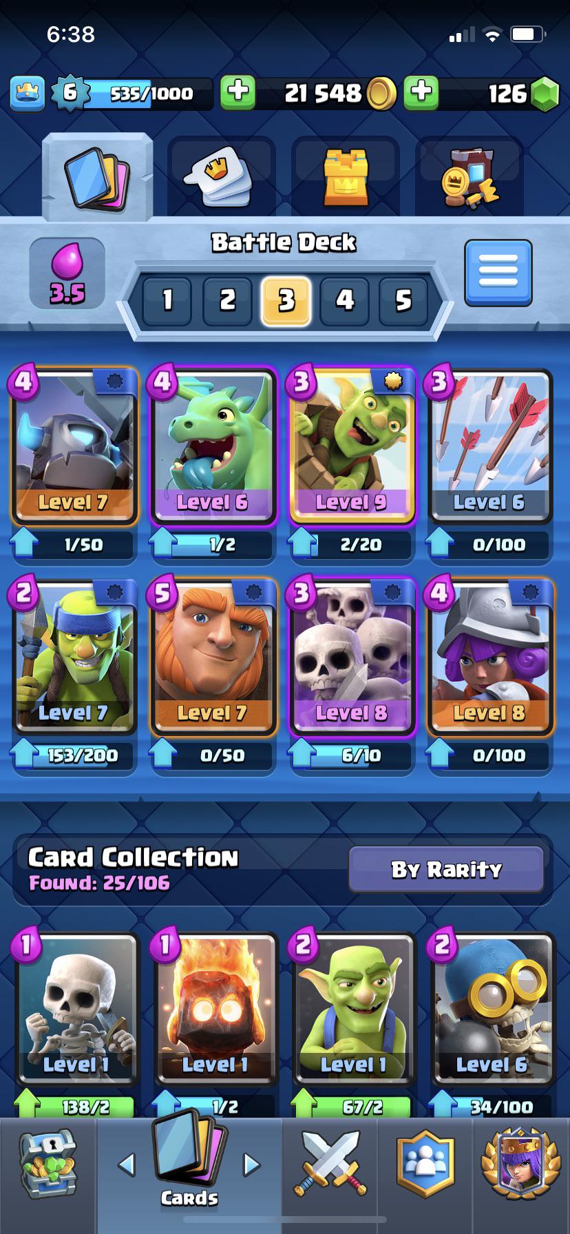 clash royal best arena 4 deck