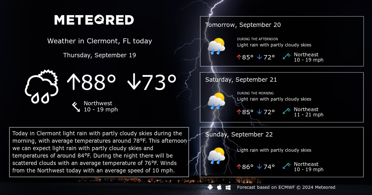 clermont fl weather