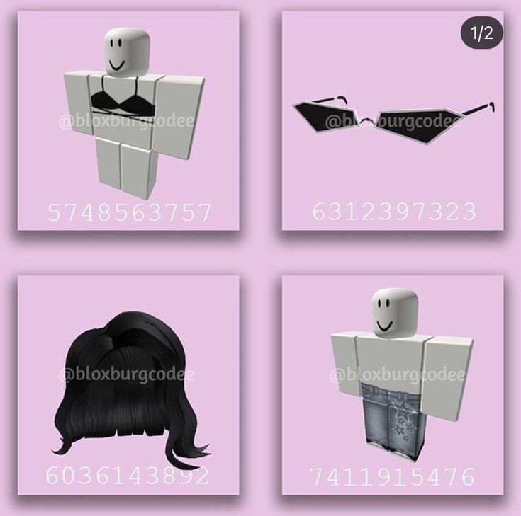 codes for clothing in roblox