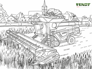 coloring pages of tractors