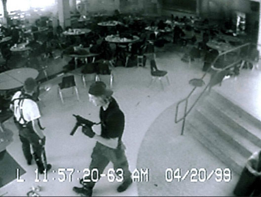 columbine shooting cctv