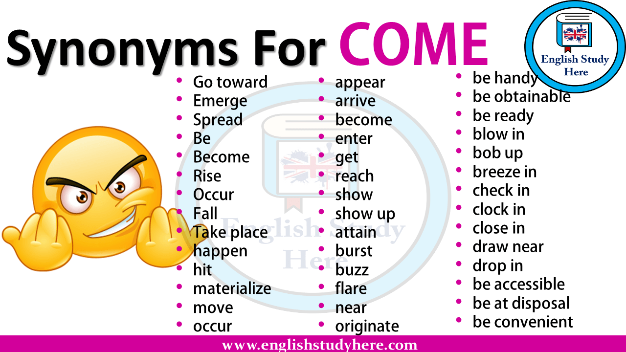 come into play synonym