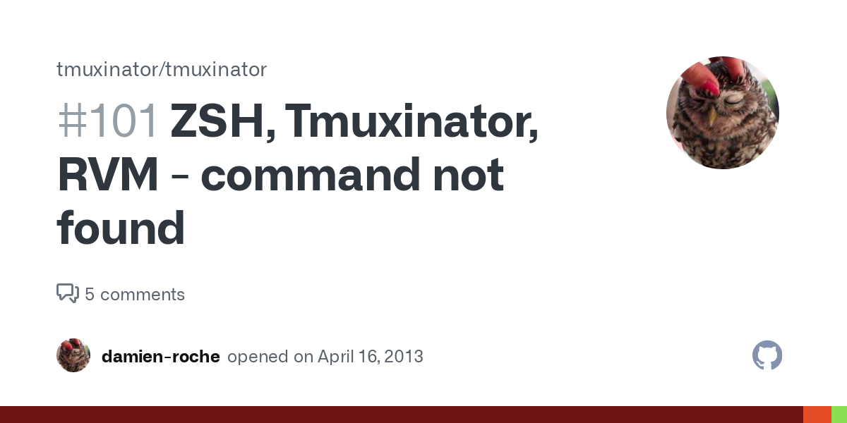 command not found rvm