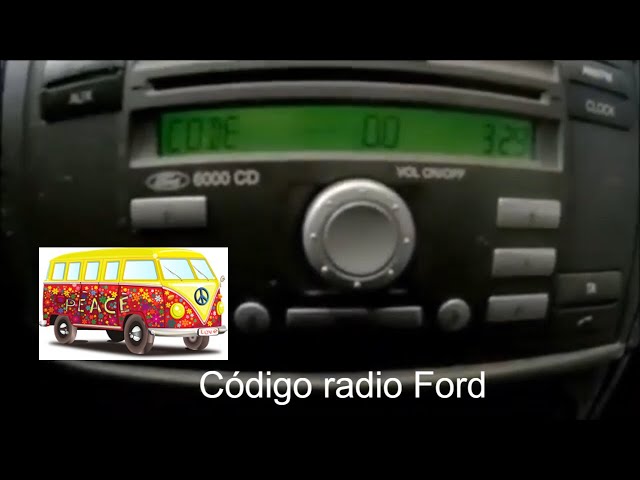 como poner codigo de radio ford focus