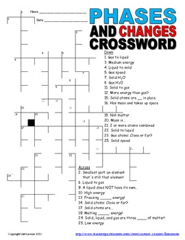 complete change crossword