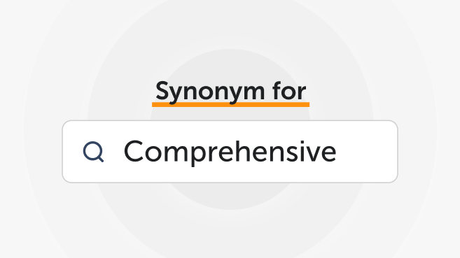 comprehensive synonym