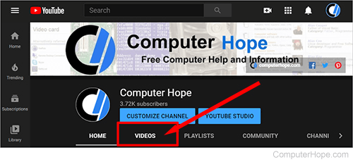 computer hope youtube video download