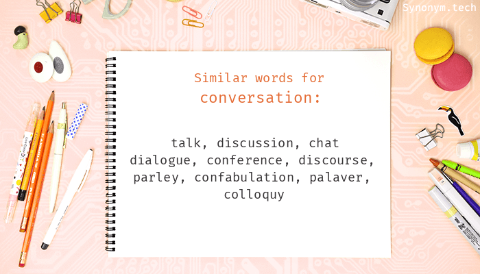 conversation synonyme