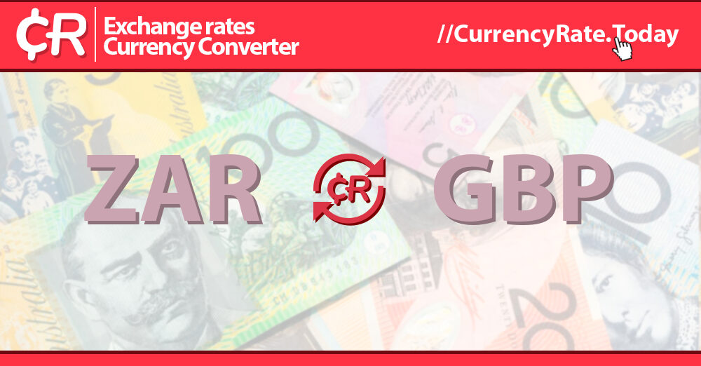 convert south african rand to gbp