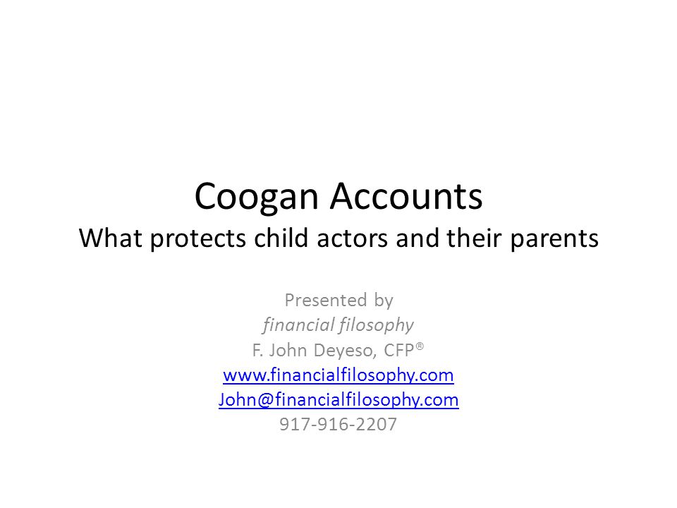 coogan account