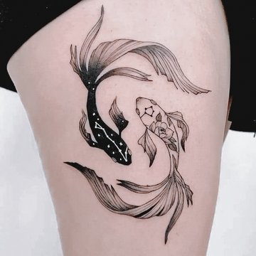 cool pisces tattoos