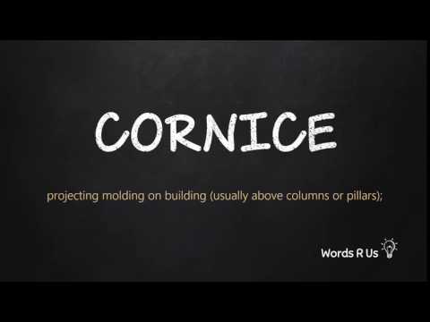 cornice pronunciation