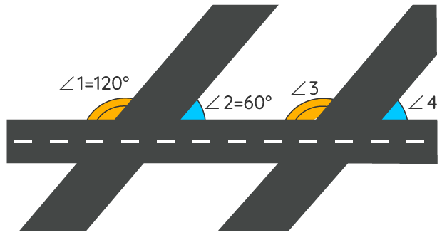 corresponding angles in real life