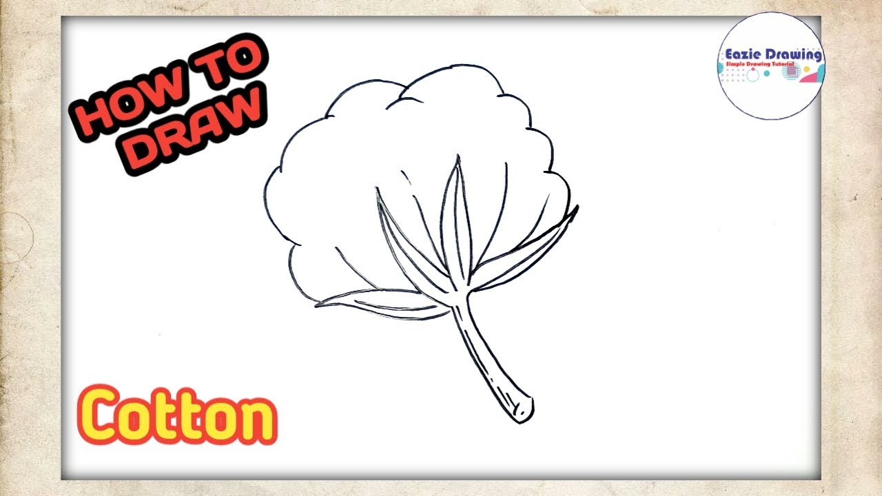 cotton drawing easy