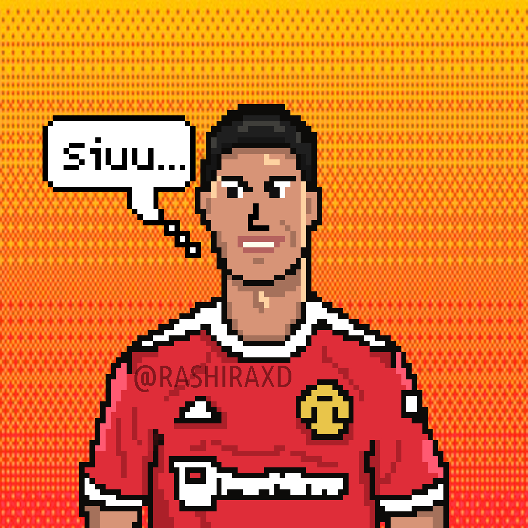 cr7 pixel art