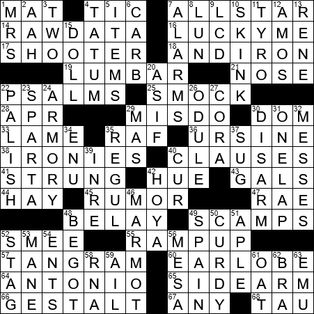 critter crossword clue