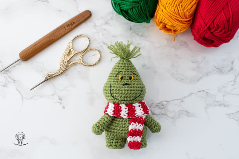 crochet grinch