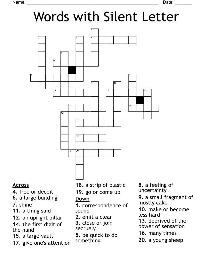 crossword clue type of letter