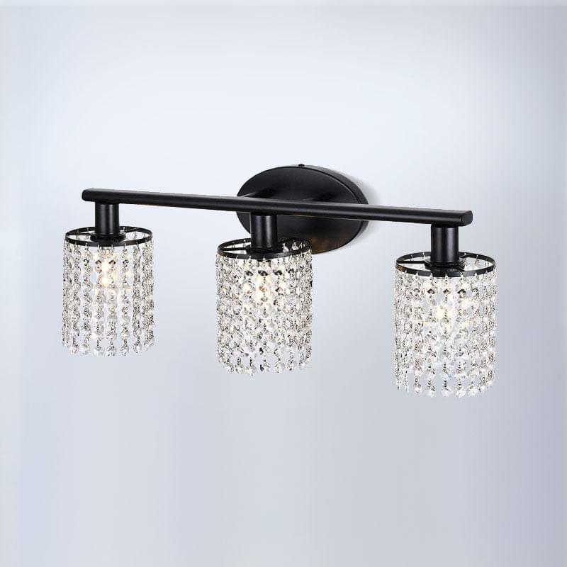 crystal vanity light