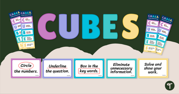 cubes math strategy