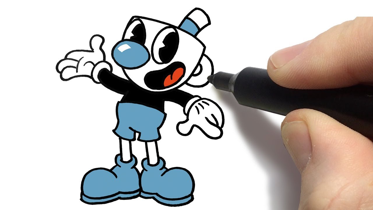 cuphead y mugman dibujos