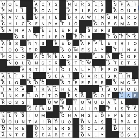 customary practise crossword clue