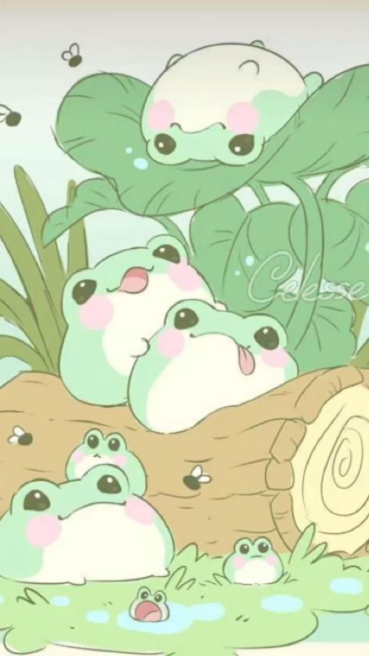 cute frog wallpaper