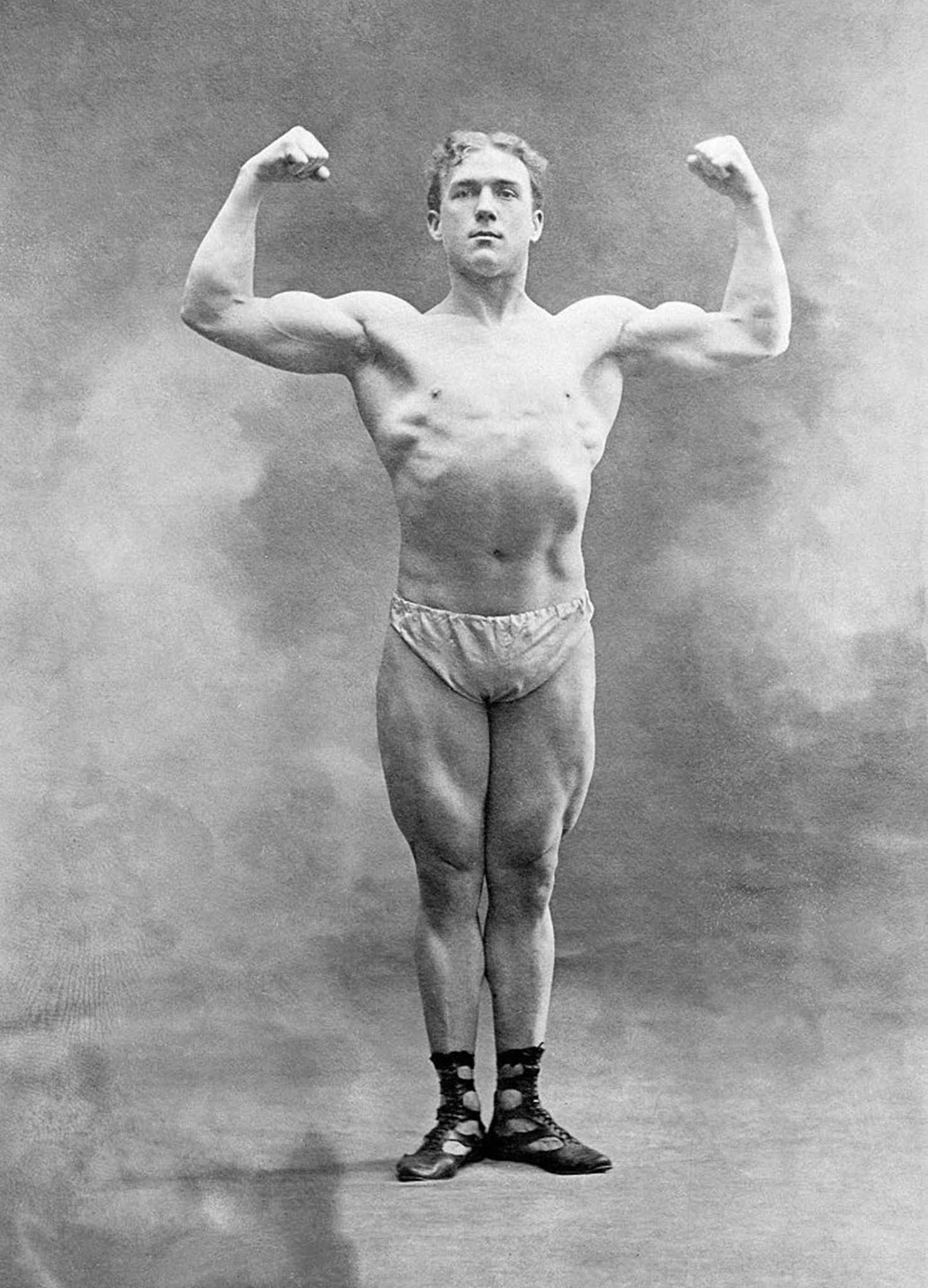 19th century old time strongman