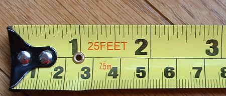 3.8 cm to inches