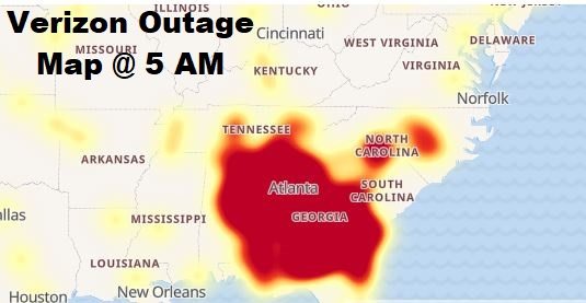 verizon wireless connection issues today